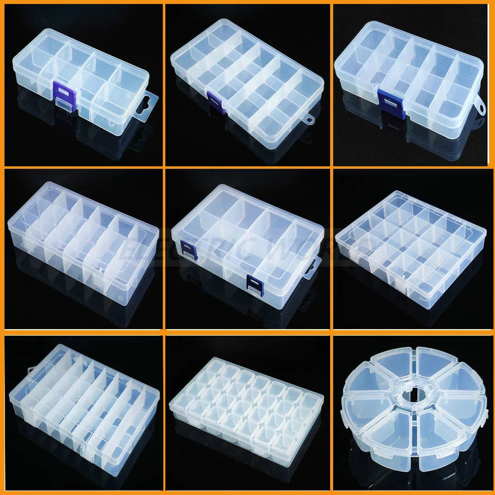 Clear Organizer Box for Jewelry & Tools