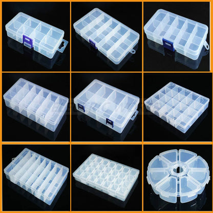 Clear Organizer Box for Jewelry & Tools