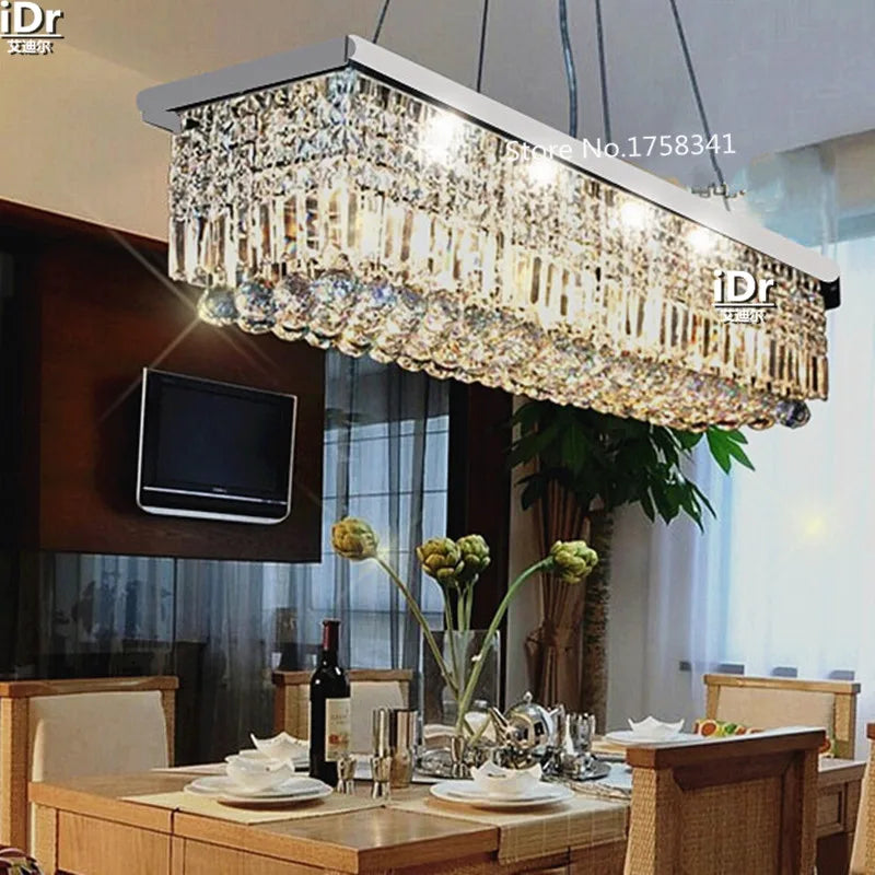 Modern K9 Crystal Dining Room Chandelier