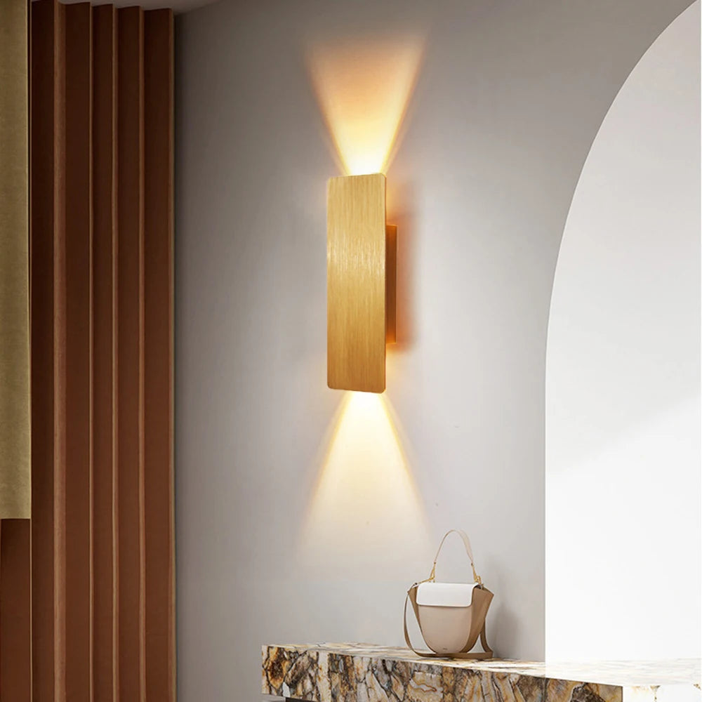 Modern 6W LED Wall Lamp – Minimalist Indoor Aluminum Sconce