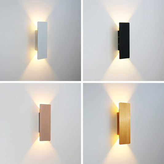 6W LED Aluminum Wall Sconce - Modern Up-Down Indoor Wall Light