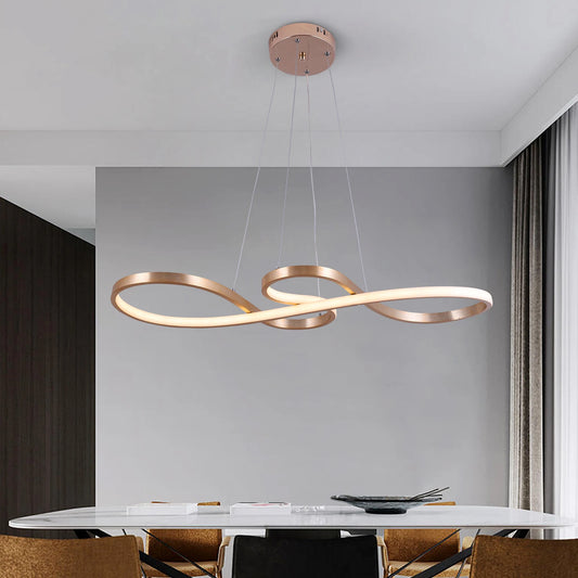 Chandelier Pendant Light Acrylic Note Dimmable Led Ceiling Lamp