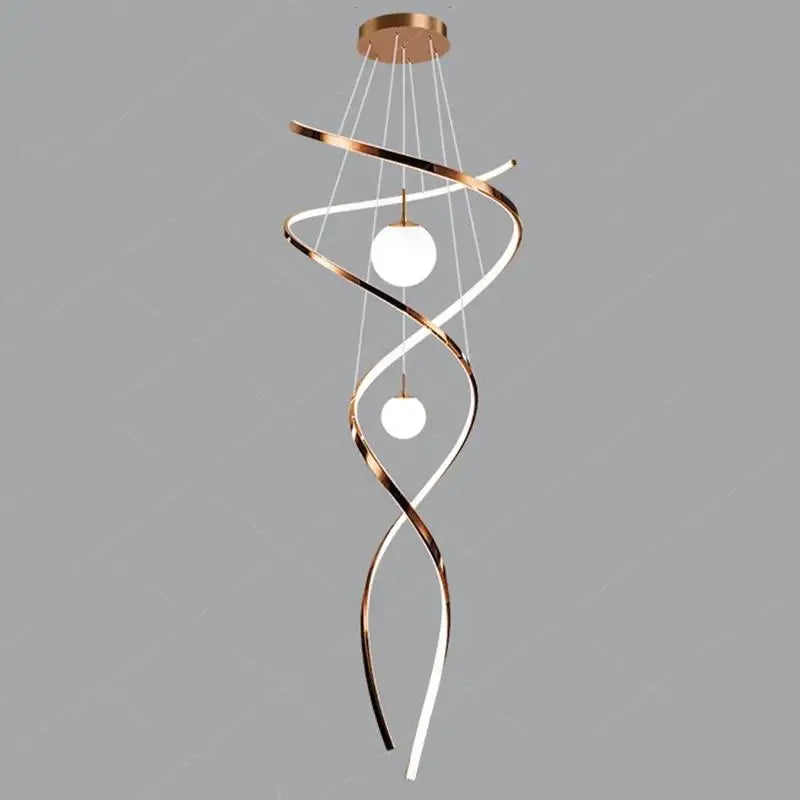Modern LED Pendant Chandelier for Living Room & Staircase