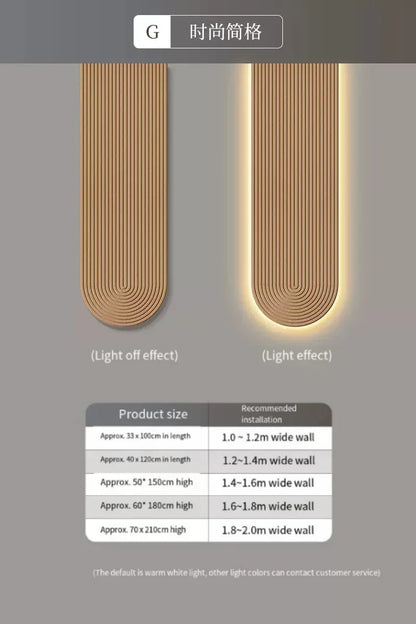 Modern LED Line Wall Light