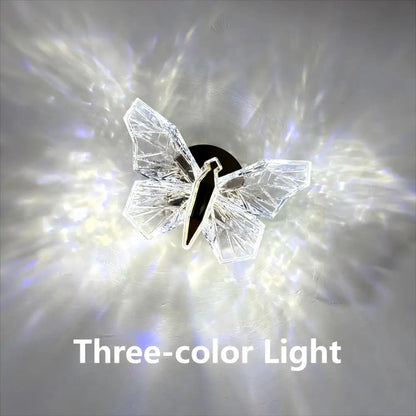 Butterfly Wall Lamp 360° Rotation Creative