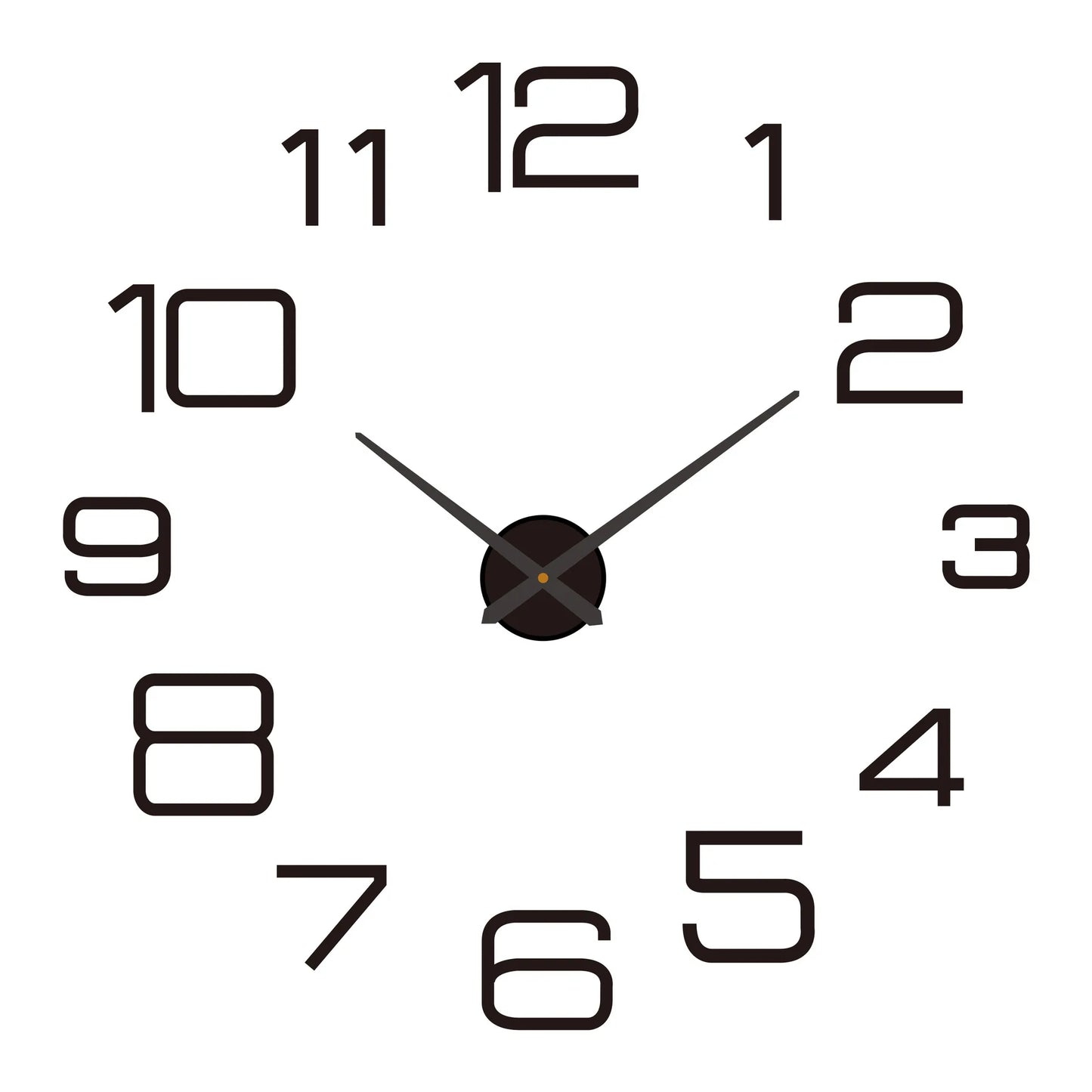 3D DIY Luminous Wall Clock