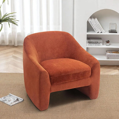 Small Swivel Barrel Accent Chair – No Assembly