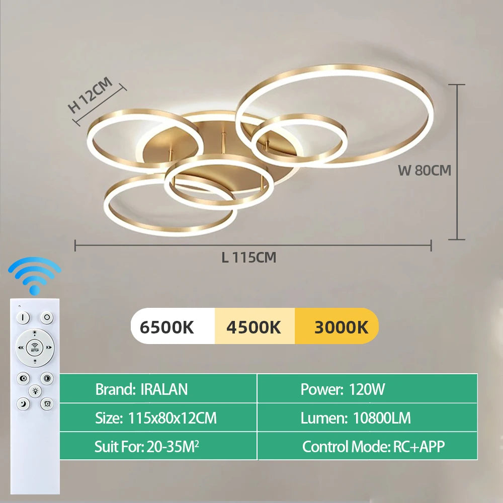 Modern Indoor LED Ceiling Chandelier
