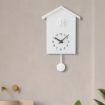 Bird Quartz Hanging Wall Clock