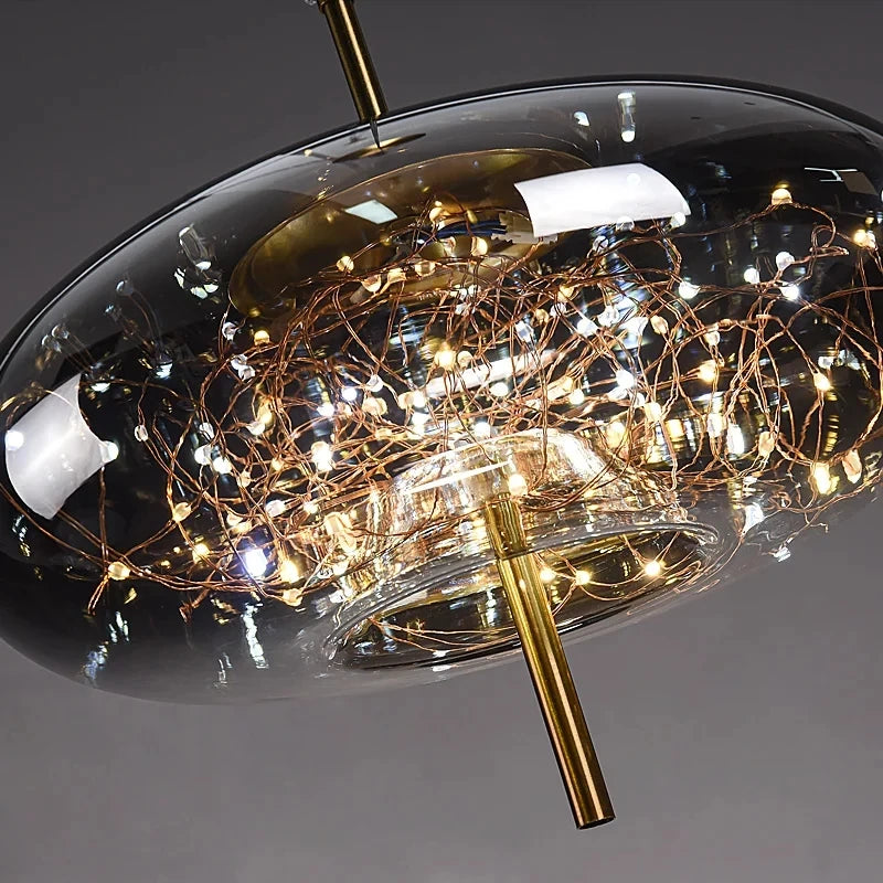 Modern Glass LED Pendant Ceiling Light