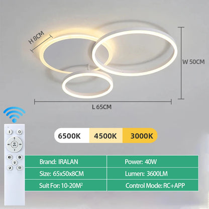 Modern Indoor LED Ceiling Chandelier