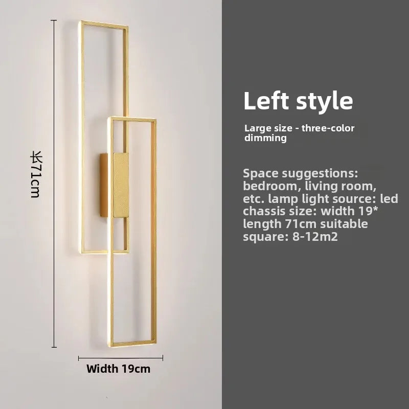 Nordic Long Strip LED Wall Lamp