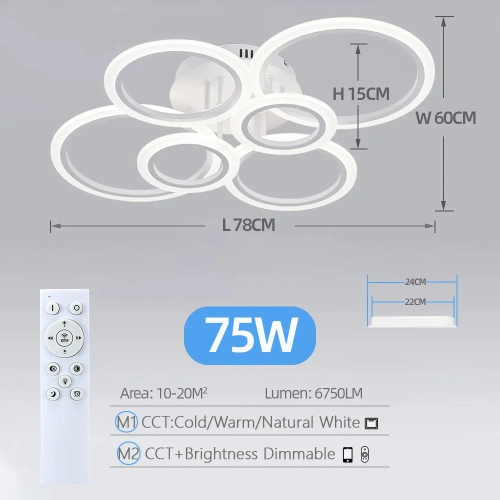 LED Ring Ceiling Pendant Light