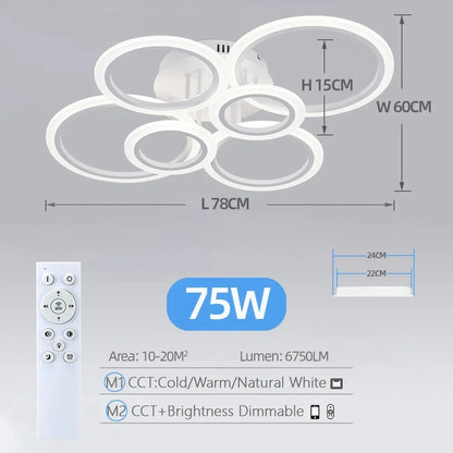 LED Ring Ceiling Pendant Light