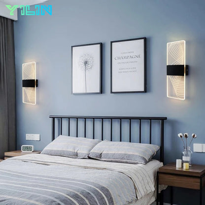 Modern Acrylic LED Wall Light 6W