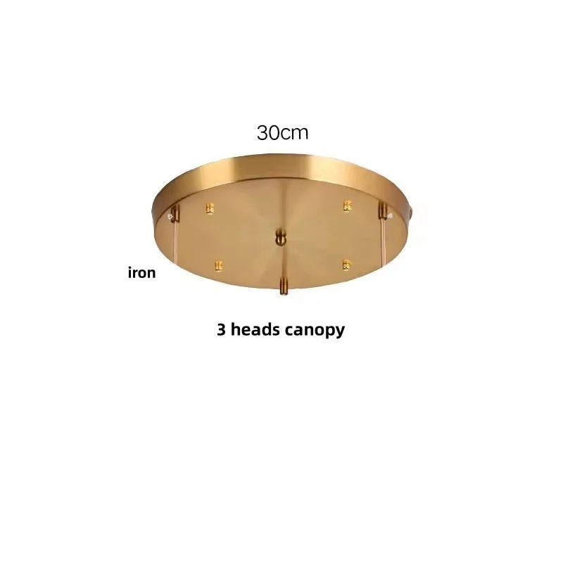 Walnut Wood LED Pendant Light with Glass Shade