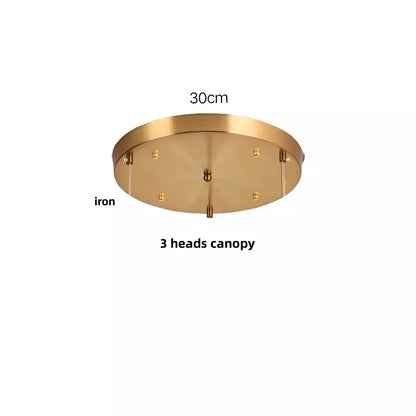 Walnut Wood LED Pendant Light with Glass Shade