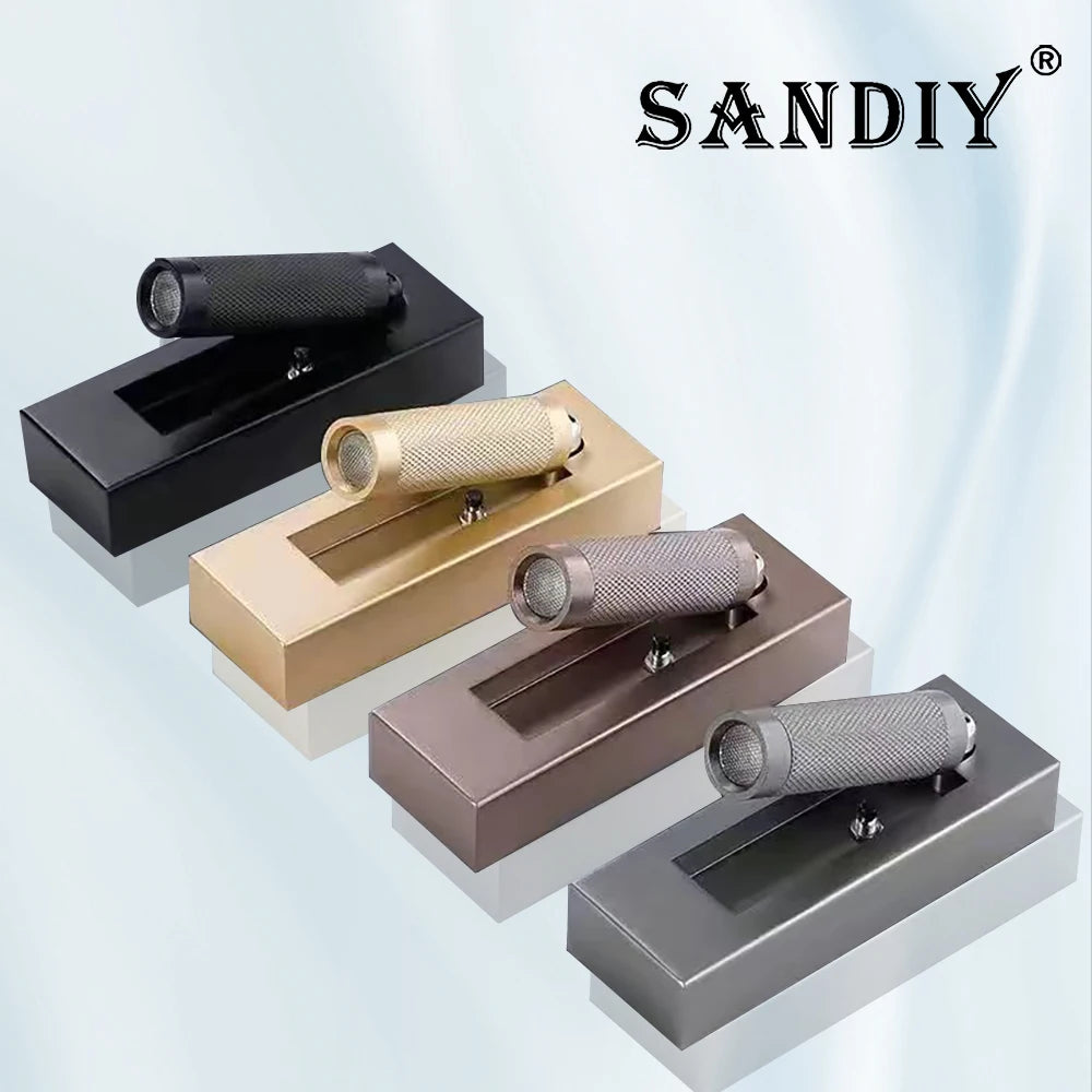 SANDIY Nordic Wall Sconce – Bedside Reading Lamp with Switch