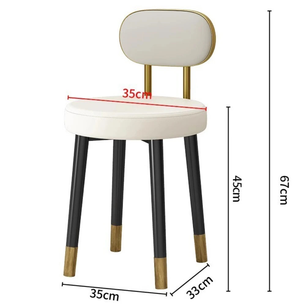 Modern Luxury Dining Chair with Soft Cushion