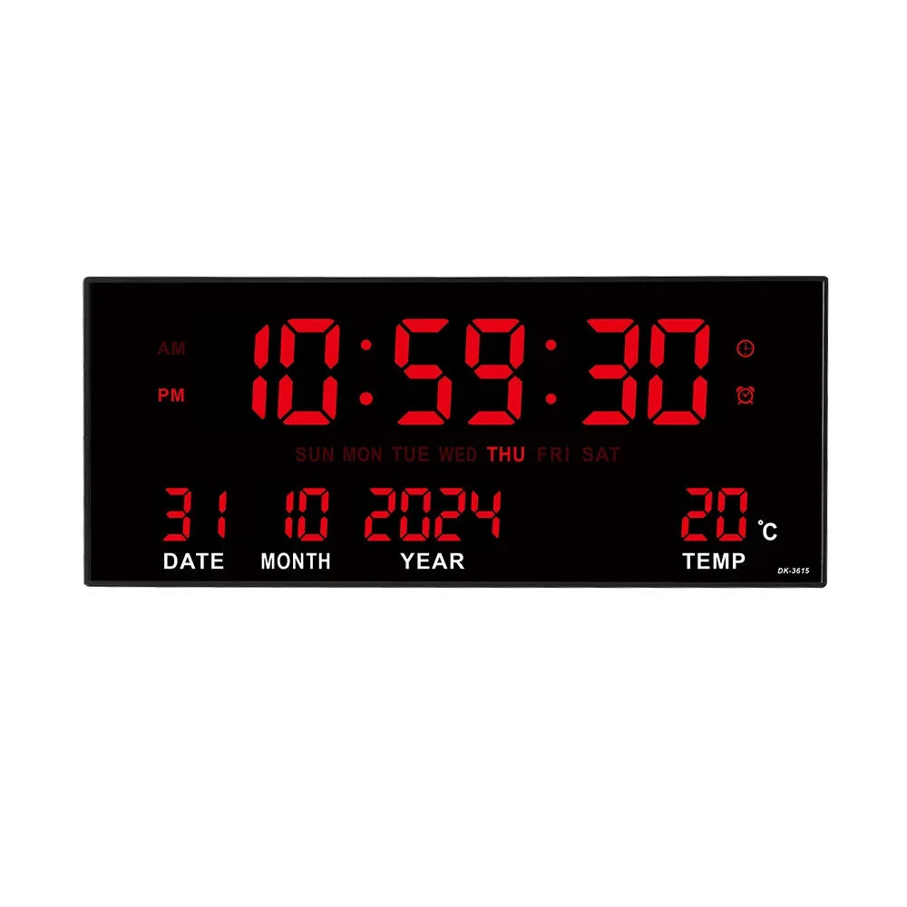 14" Large LED Digital Wall Clock