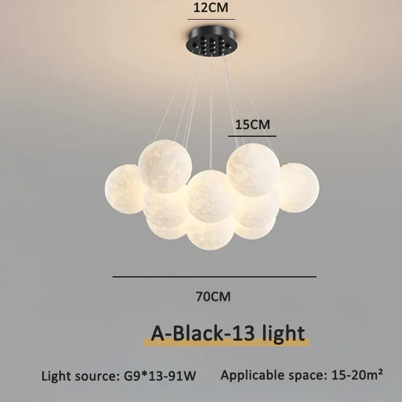 Cream Ball LED Pendant Light