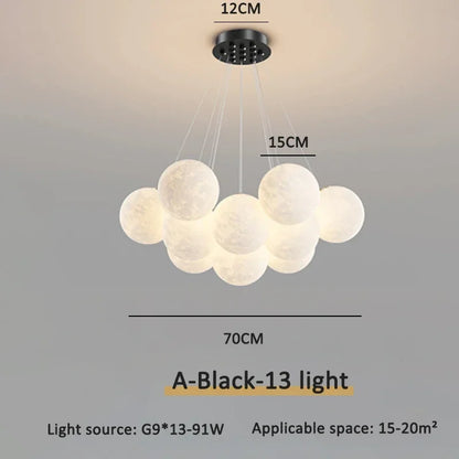 Cream Ball LED Pendant Light