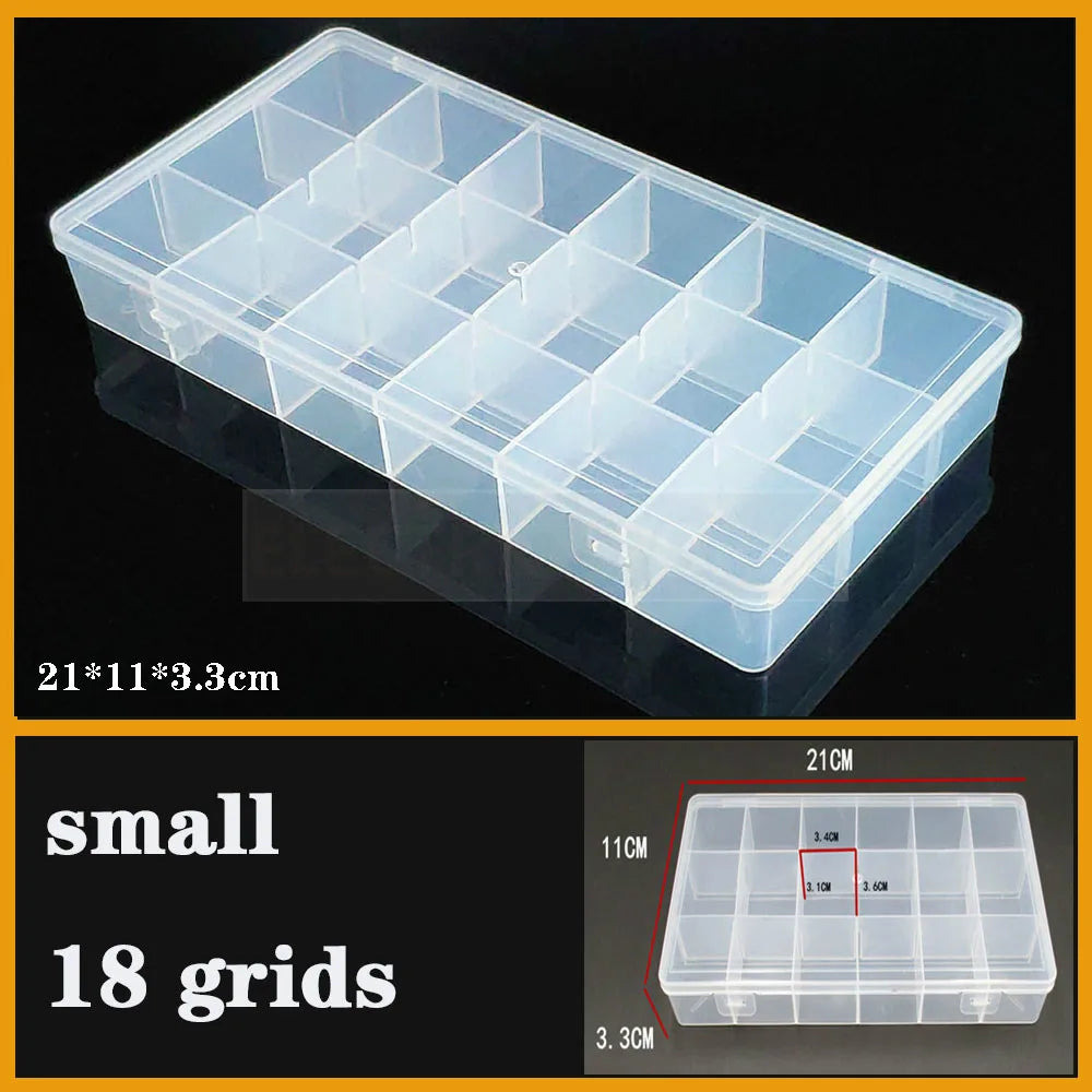 Clear Organizer Box for Jewelry & Tools