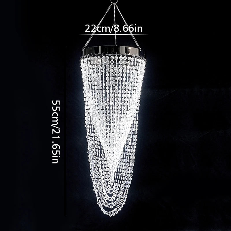 Crystal Chandelier Lamp Shade Acrylic Ceiling Light