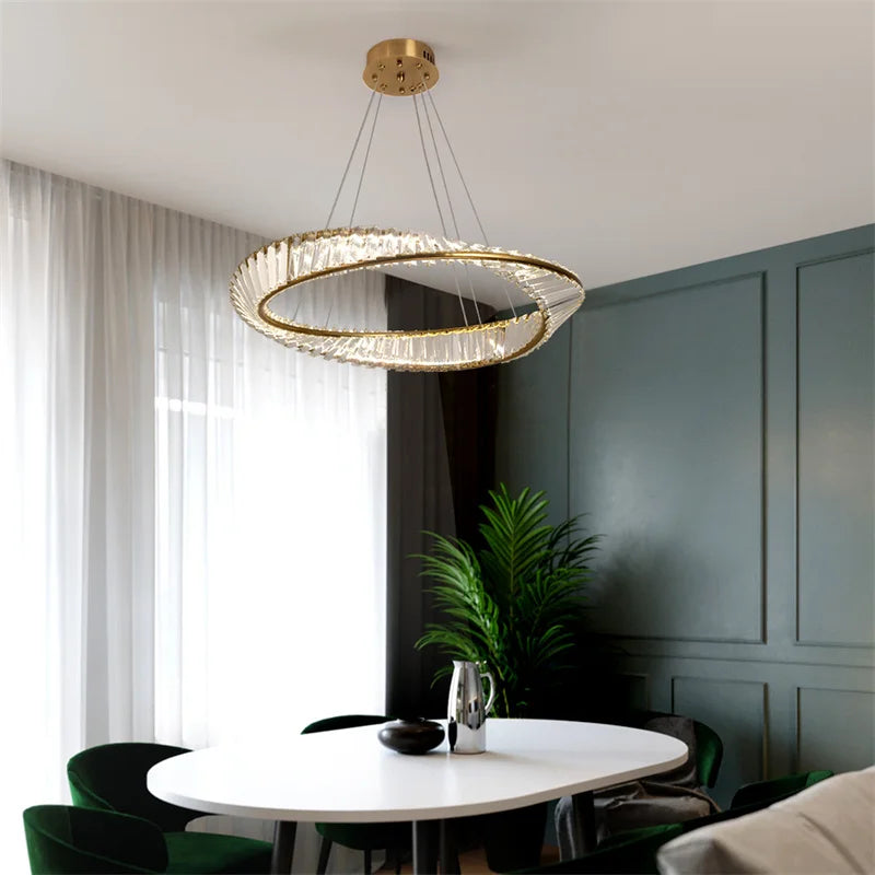 Modern LED Ring Chandelier