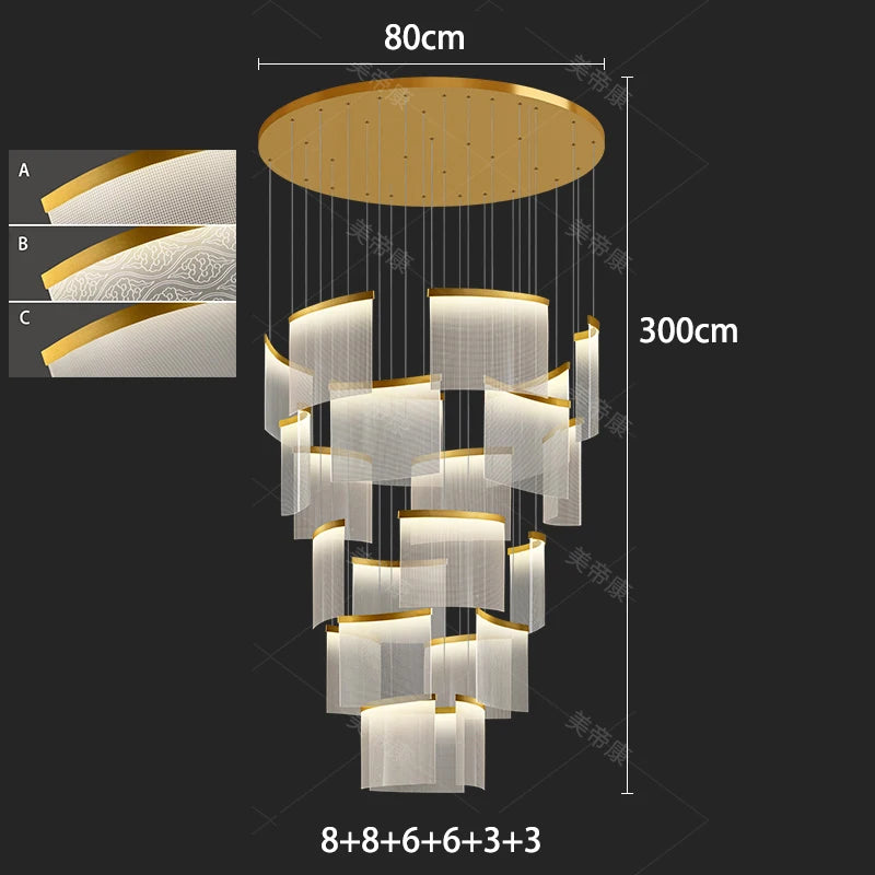 modern home staircase chandelier,