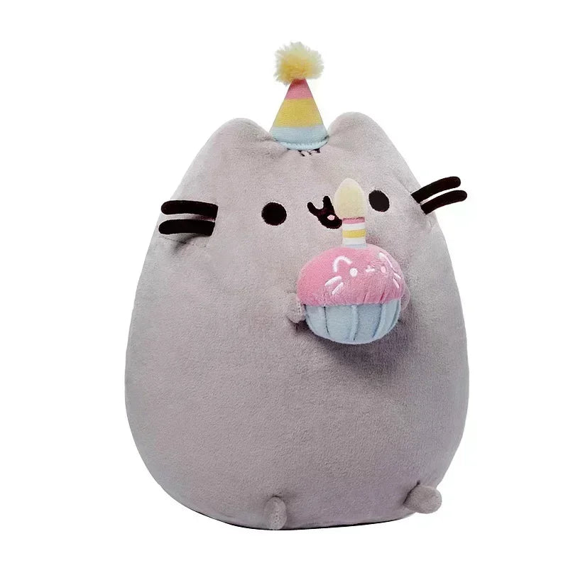 Pusheen Kawaii Plush Toy Donut Unicorn Room Decoration Anime Potato Chip Ice Cream Pizza Cake Cat Stuffed Animal Dolls Gift