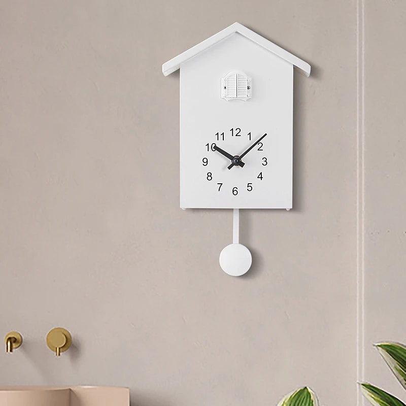 Bird Quartz Hanging Wall Clock