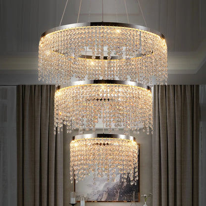 Crystal Chandelier,  Luxury Round Chandelier,