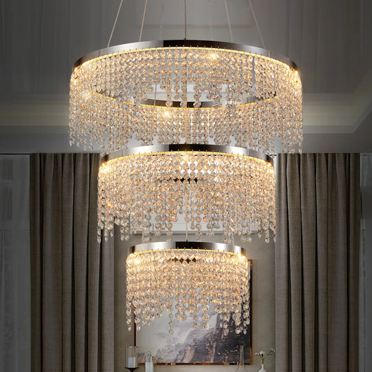 Crystal Chandelier,  Luxury Round Chandelier,