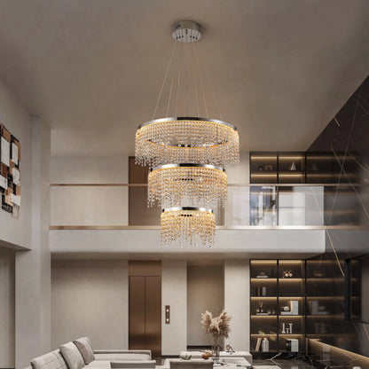 Crystal Chandelier,  Luxury Round Chandelier,