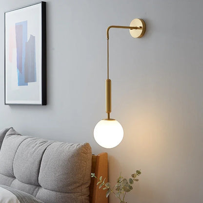 Modern Nordic Glass LED Wall Lamp