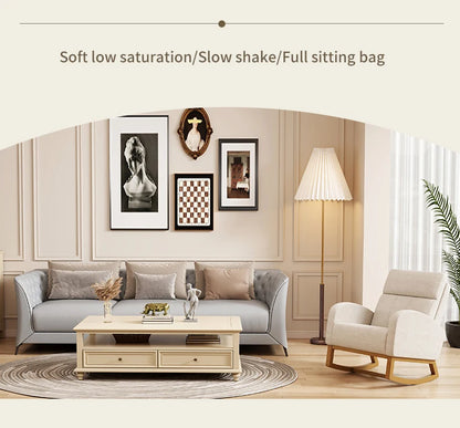 High Back Rocking Accent Chair