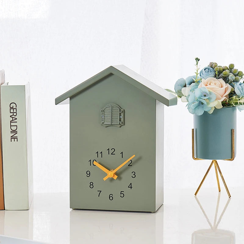 Bird Quartz Hanging Wall Clock