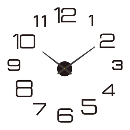 Modern 3D DIY Wall Clock