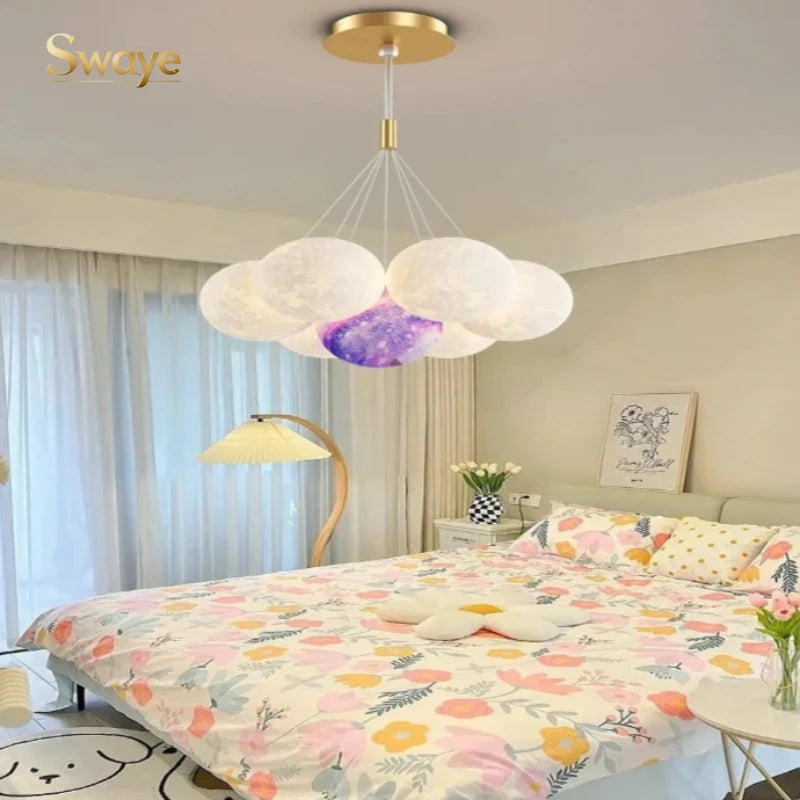 Cream Ball LED Pendant Light