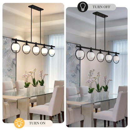 Black Metal Pendant Chandelier