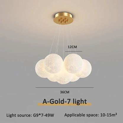 Cream Ball LED Pendant Light