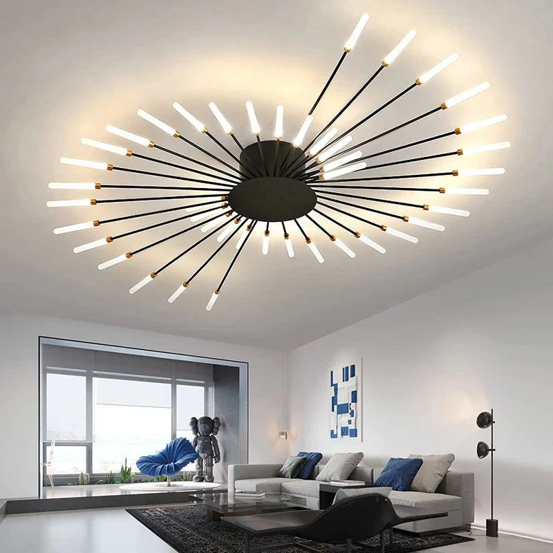 Modern Fireworks LED Ceiling Light