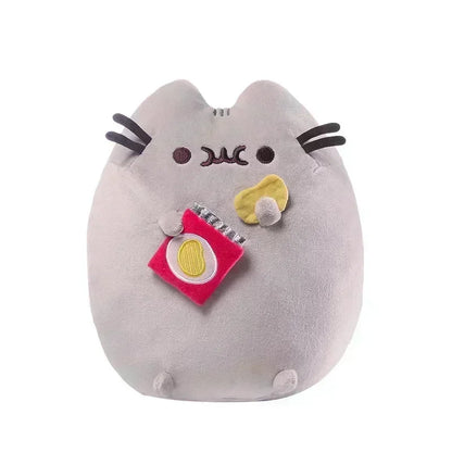 Pusheen Kawaii Plush Toy Donut Unicorn Room Decoration Anime Potato Chip Ice Cream Pizza Cake Cat Stuffed Animal Dolls Gift