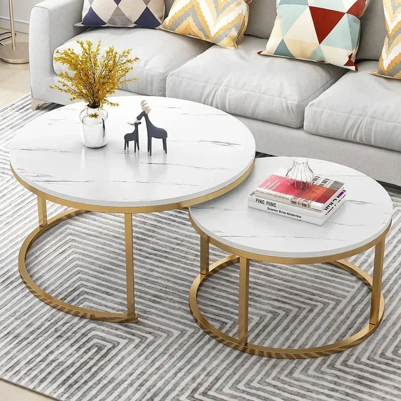 Marble Texture Tea Table Set
