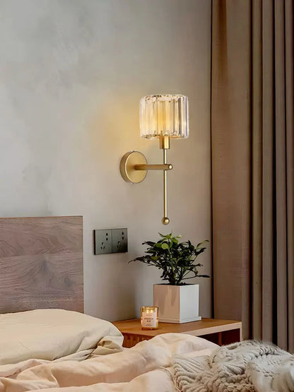 Luxury Crystal Rechargeable LED Wall Light