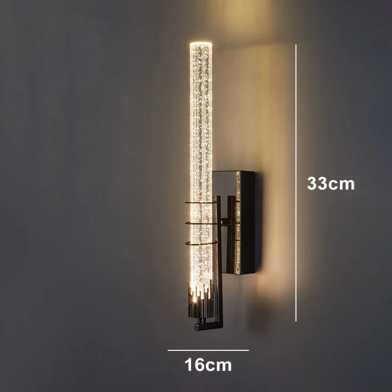 Modern Bubble Crystal LED Wall Sconce Light
