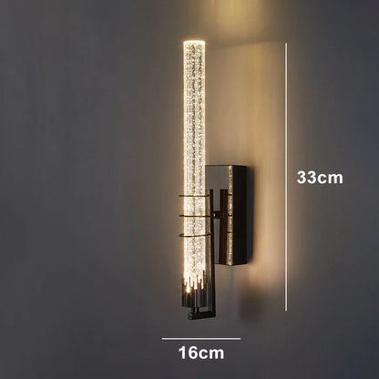 Modern Bubble Crystal LED Wall Sconce Light