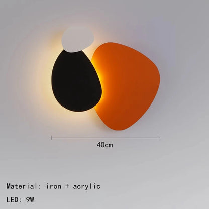 Creative Macaron LED Wall Lamp – Modern Decor Light