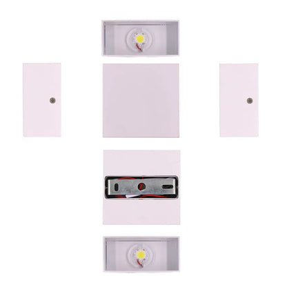 Aluminum Cube LED Wall Sconce – Indoor Light